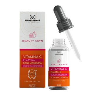 Sérum Facial Vitamina C + Rosa Mosqueta + Ácido Hialuronico + Elastina